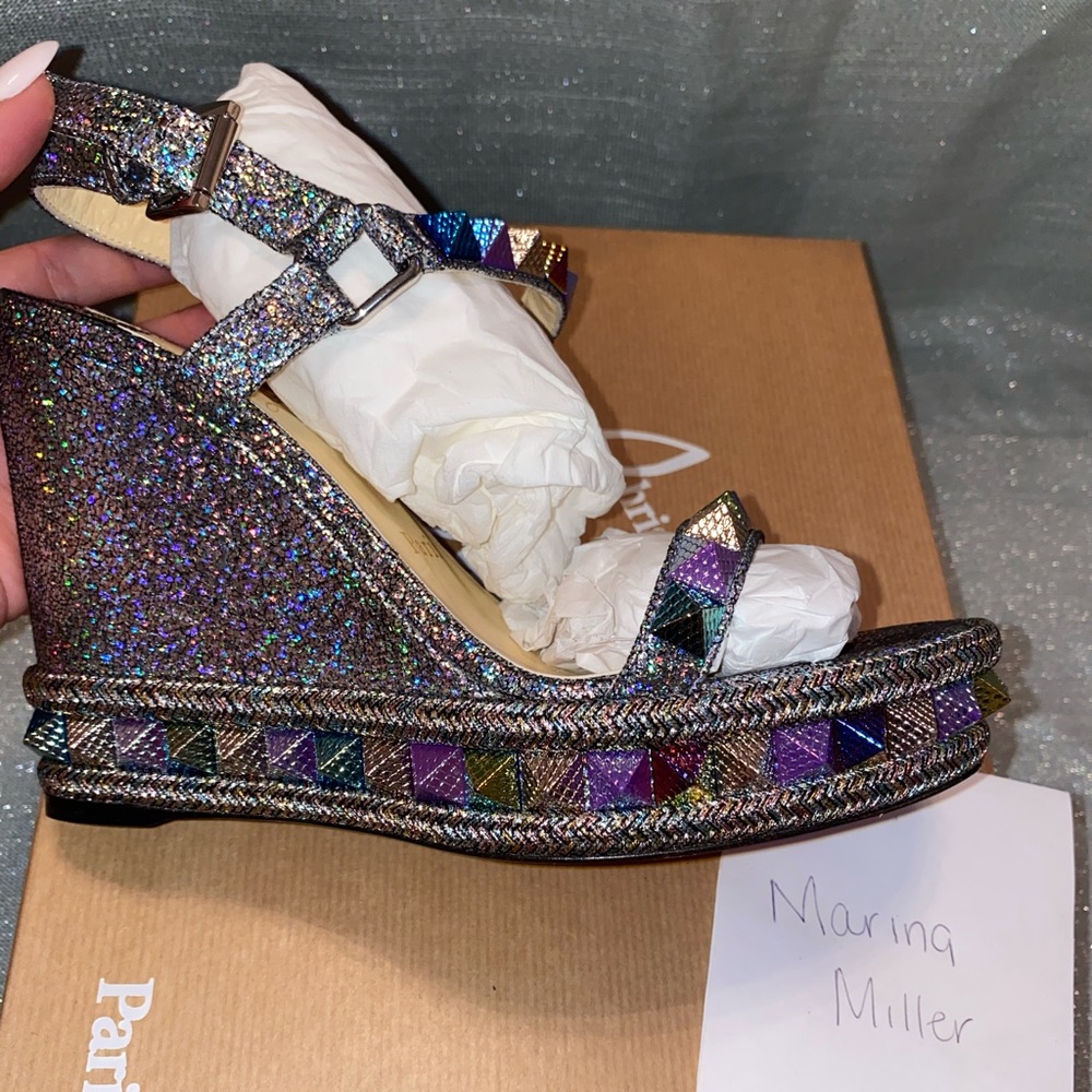 Brand new Christian louboutin wedges